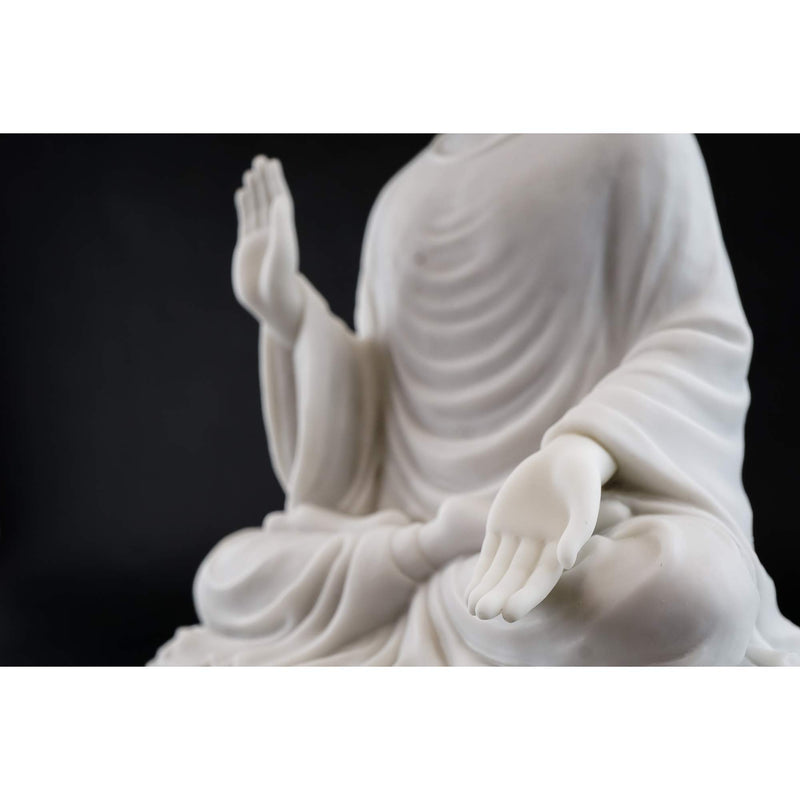 Top Collection Shakyamuni Buddha Statue - Buddha, Sage of The Shakyas Sculpture in Cold-Cast Marble - 9-Inch Seated Buddha Figurine