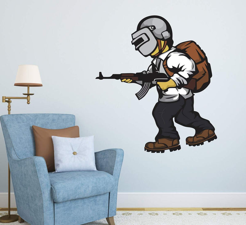 Tuffuk Pubg Gamer Large Vinyl Wallstickers for Home Decorations(70 cm x 80 cm)4TZ296