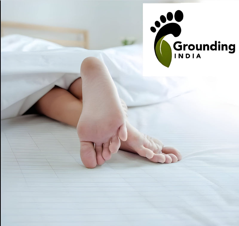 Grounding Single King Size Bedsheet with Silver Threads - Achieve Healthy Sleep, Better Health, Earthing Benifits