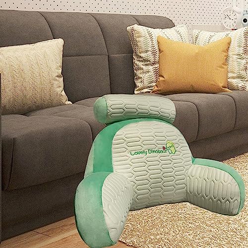 CALANDIS® Support Pillow Washable Cartoon Bed Back Cushion for Office Bedroom Dormitory Dinosaur | 1 Plush Pillow