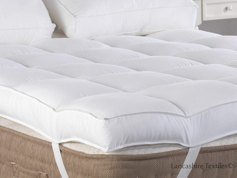 Microfiber Mattress Padding/Topper White (36" X 72" / 3 X 6 Feet)