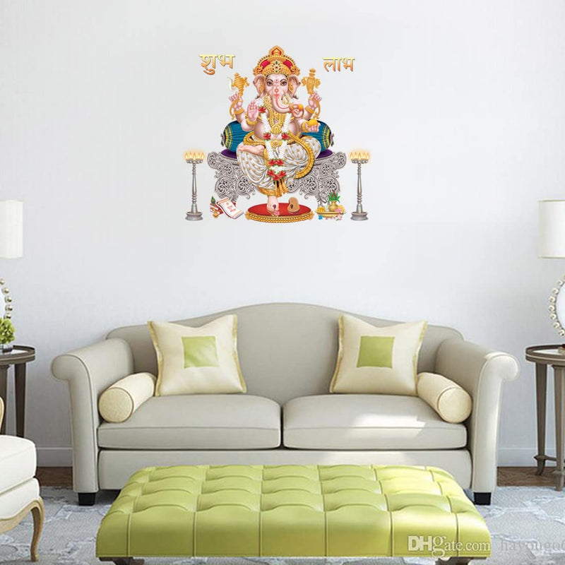 god & god's Large Wall Sticker JUST Peel & Stick Size 50 or 60 cm Pack of 1 (Code GS1755