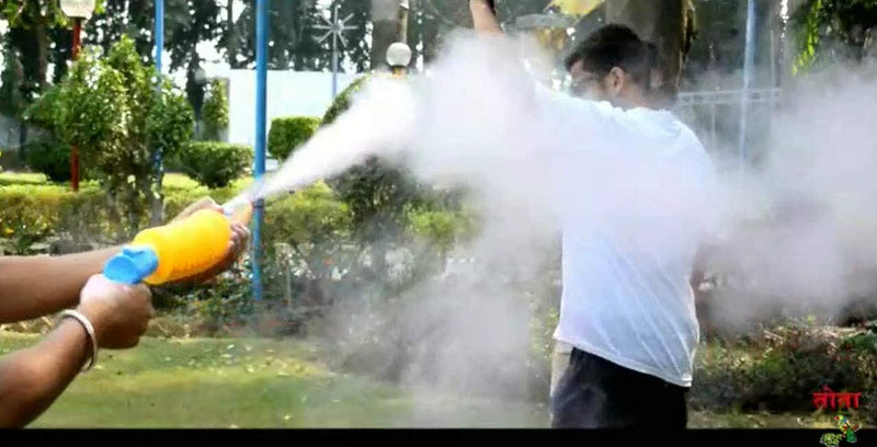 PRINT BHARAT Thunder Colour Cloud Holi Gadget | Natural and Herbal Gulal Spray Cylinder for Holi Celebration, Weddings, Photoshoots, Theme Parties - 4 Kg