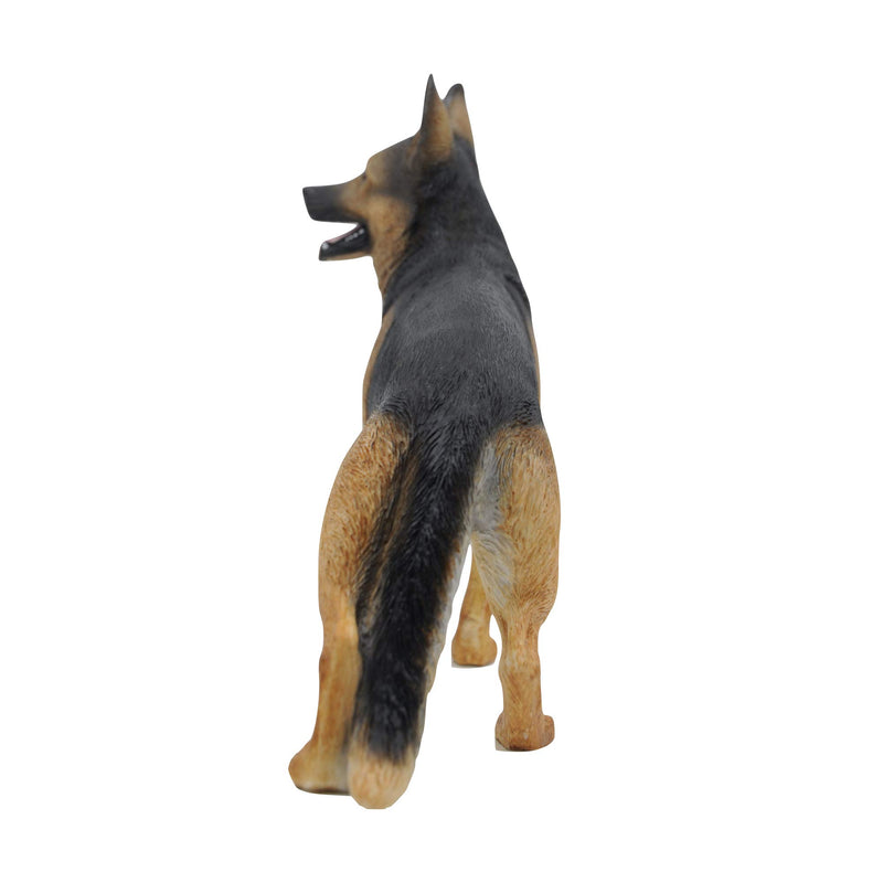 Comfy Hour Doggyland Collection, Miniature Dog Collectibles 7” Standing German Shepherd Wolf Figurine, Realistic Lifelike Animal Statue Home Decoration, Polyresin