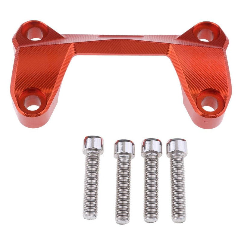 UJEAVETTE Motorcycle Handlebar Riser Top Cover Clamp for KTM Duke 125/200/390cc 11-16