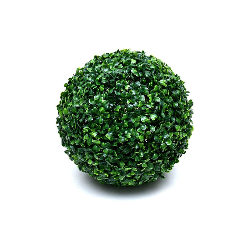 D Care World 1 pc Artificial Boxwood Ball, Artificial Trimming Ball Hanging Grass Ball Plant Decoration Artificial Flower Decoration, 34cm