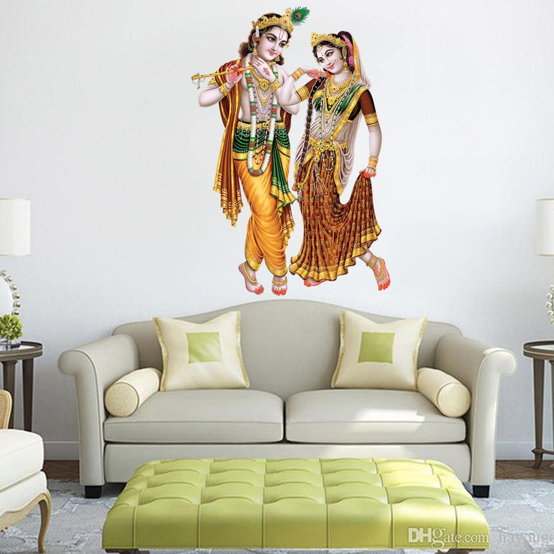 god & god's Large Wall Sticker JUST Peel & Stick Size 50 or 60 cm Pack of 1 (Code GS1085