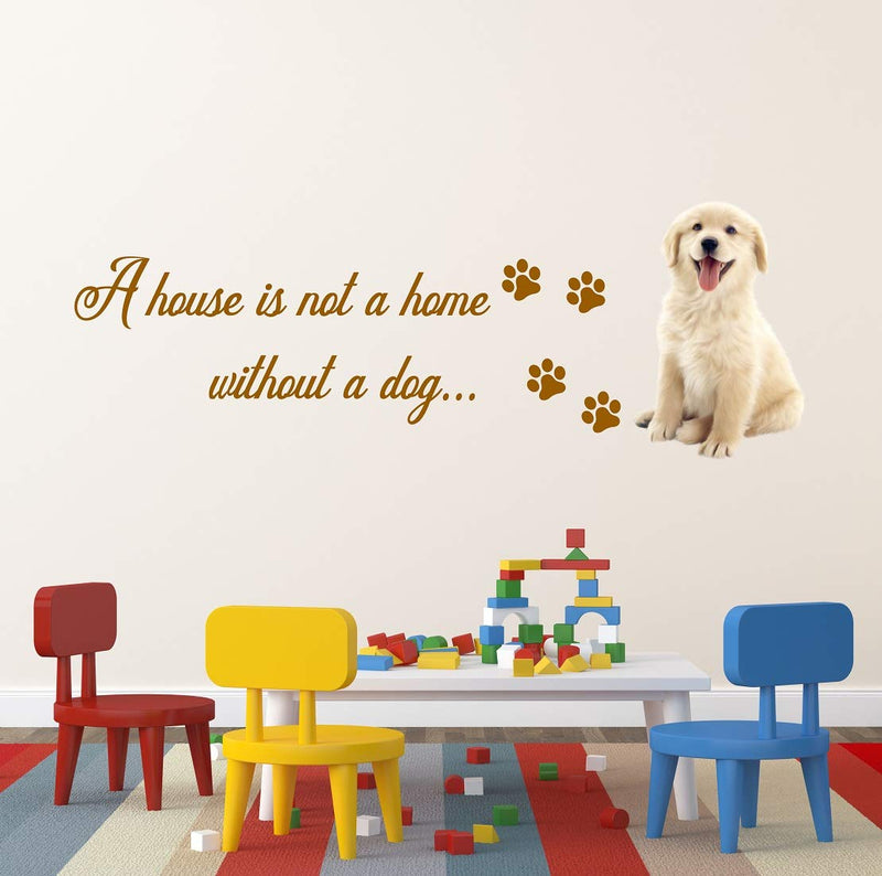 Tuffuk Doggy Large Vinyl Wallstickers for Home Decorations(120 cm x 40 cm)4TZ256