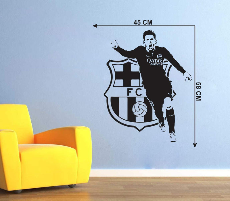 Sticker Studio Barcelona Wall Stickers & Decal (PVC Vinyl, Size- 58 Cm X 46 Cm)