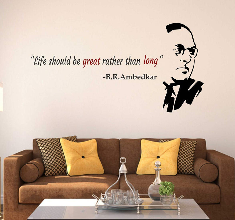 Wallstick B.R.AMBEDKAR wallstickers (Vinyl 100 cm x 50 cm)