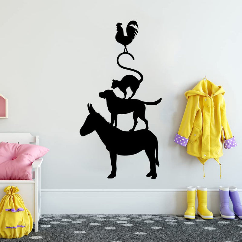 GADGETS WRAP Vinyl Decal Sticker Anime Bremen Town Musicians (Item Finish Size : 107cm x 56cm)