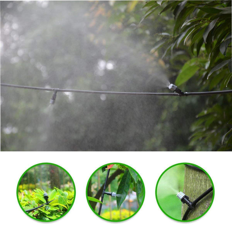 DIY Crafts Outdoor Misting Cooling Sprayer System Kit Watering Irrigation Nebulizer Sprinkler (Only 360° Misting Nozzle) (20 Pcs, Only 360° Misting Nozzle)