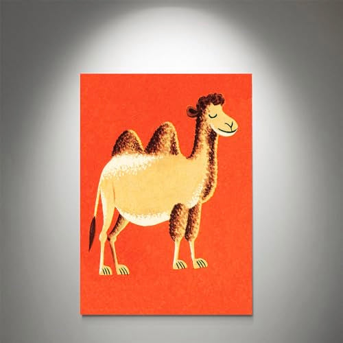 GADGETS WRAP Canvas Gallery Wrap Framed for Home Office Studio Living Room Decoration (11x17inch) - Camel