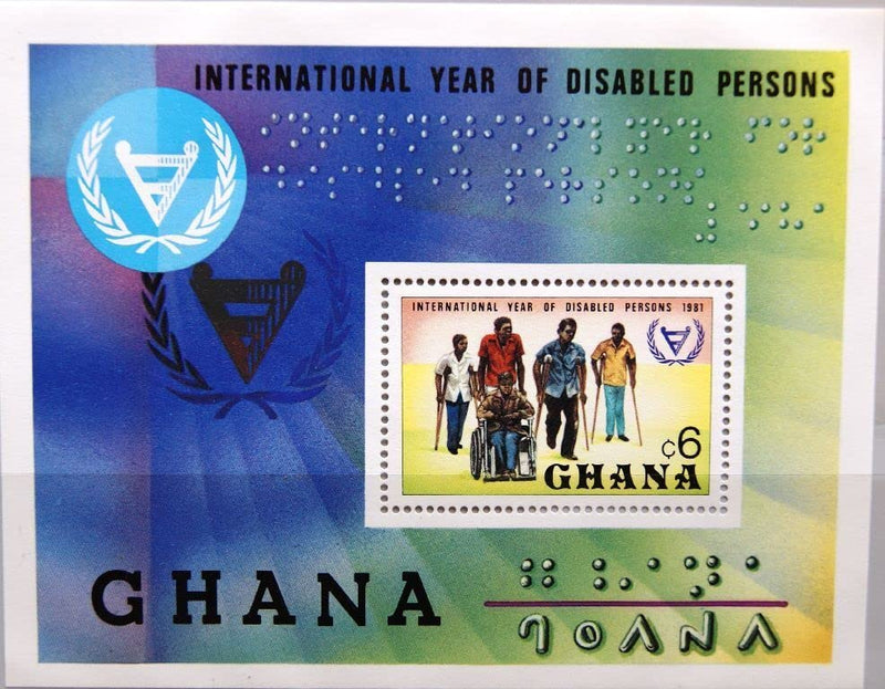 Ghana 1982 International Year of Disabled Persons Miniature Sheet MNH Stampbazar