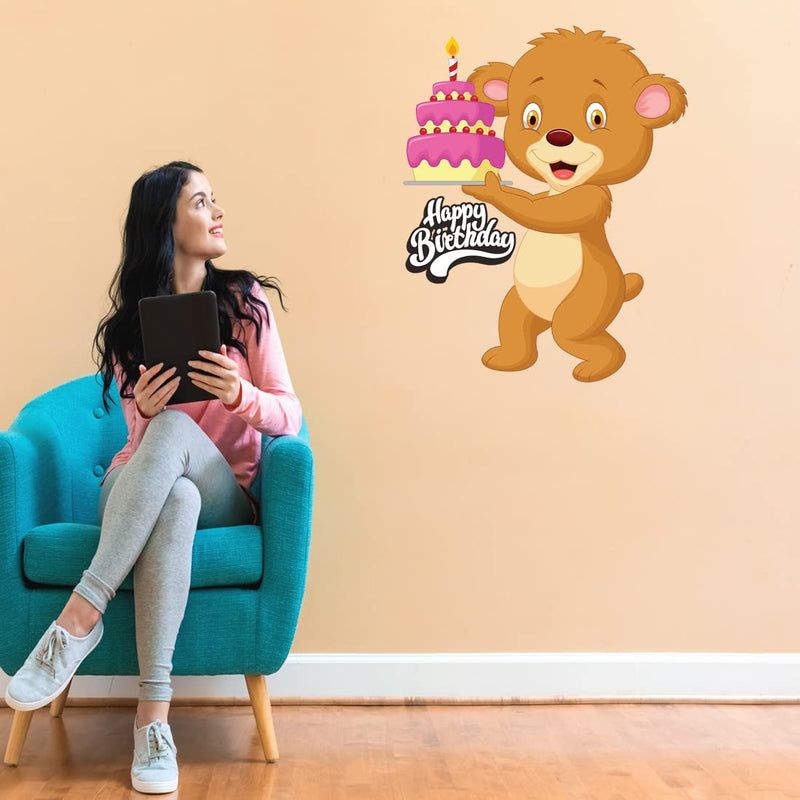 god & god's Large Wall Sticker JUST Peel & Stick Size 50 or 60 cm Pack of 1 (Code GS1762