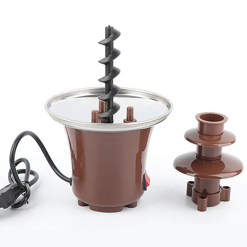 Trendy Retail® Compact Chocolate Fondue Fountain Easy to Assemble DIY Waterfall Liqueurs