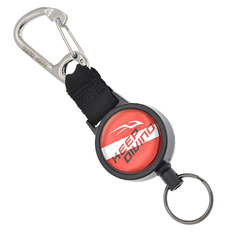 LOOM TREE® Diving Gear Retractor with Snap Clip Torch Holder Diving Retractable Lanyard | Sporting Goods | Water Sports | Scuba & Snorkeling | Other Scuba & Snorkeling
