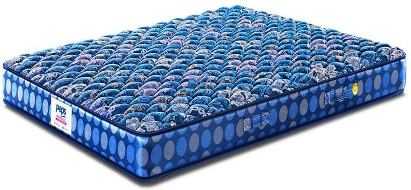 peps Springkoil Bonnell 6-inch Queen Size Spring Mattress (Dark Blue, 84x60x06)