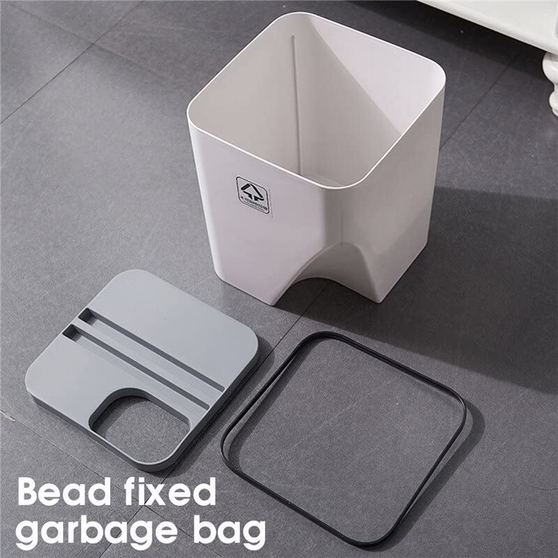 shopurb Kitchen Trash Can Stacked Sorting Trash Bin Recycling Bin Household Dry And Wet Separation Waste Bin Rubbish Bin For Living Room, Office, Bedroom, Bathroom, Kitchen (Set Of 2), Step-On