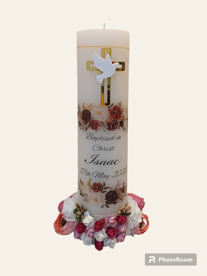 Baptism and Communion Candle