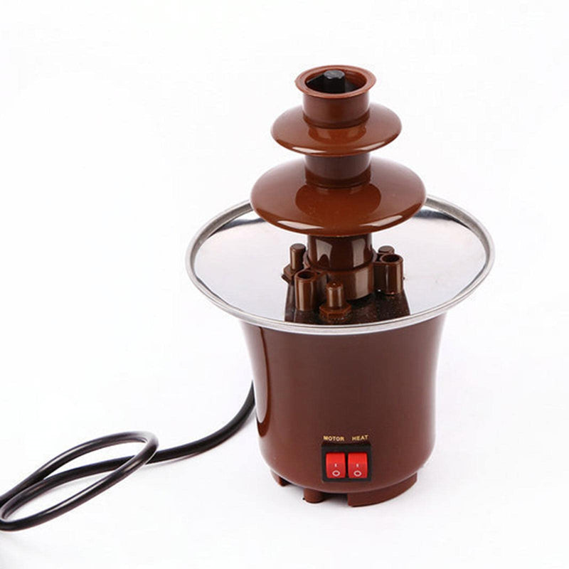 Trendy Retail® Compact Chocolate Fondue Fountain Easy to Assemble DIY Waterfall Liqueurs