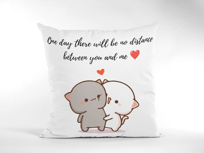 neha enterprises Sleeping Milk Mocha Pillow for Couples | Pillows for Cute Couples Pillow for Bed, Sofa | Milk and Mocha Cute Bear Couple Sleeping Pillow for Sofa and Bed | (Off White, 16 x 20)