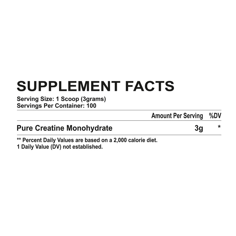 BULLPHARM Micronized Creatine Monohydrate Powder | Unflavored | Muscle Growth, Increased Strength, Enhanced Energy Output and Improved Athletic Performance | FSSAI India Approved (300 Grams)