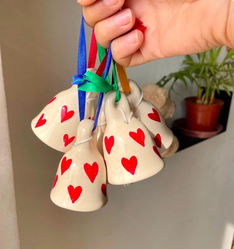 Shopping Shots Sweetheart Bells - Set of 3 Ceramic Bells