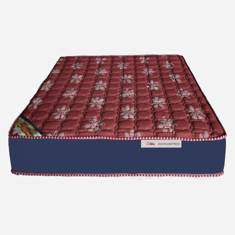 Sunsleep Soft Foam Mattress |6 Years Warranty | Size-78x60x6 inch |Red (Queen (U.K. Standard))