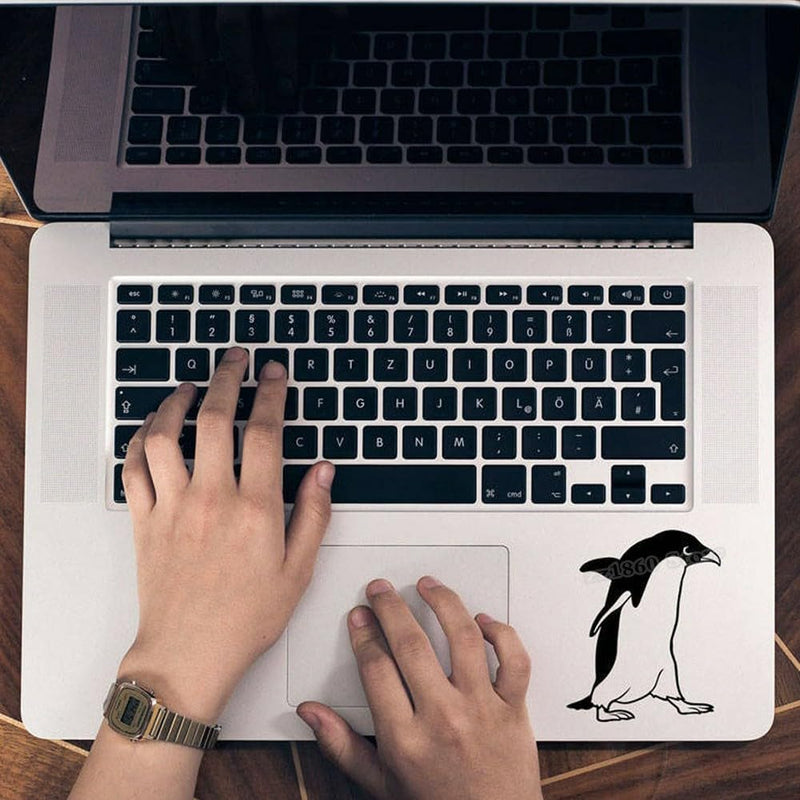 GADGETS WRAP Vinyl Penguin Sticker Penguin Laptop Decal