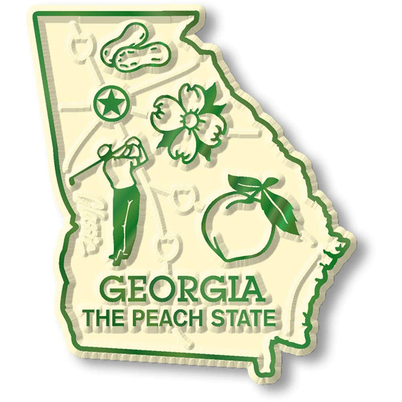 Six-Piece State Magnet Set - Georgia