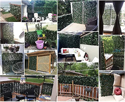 BeautifulWalls Artificial Grass Trellis (1 Piece) I Expandable Garden Fence I UV PROTECTED I Garden Decoration items I Outdoor Indoor (Green, 4 Feet x 1 Feet, expands to 9 FEET x 1.6 Feet)