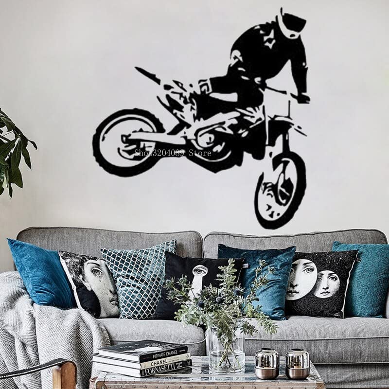 GADGETS WRAP Vinyl Decal Sticker Bike Motocycle Wall Stickers Creative Bike (Item Finish Size : 56cm x 57cm)