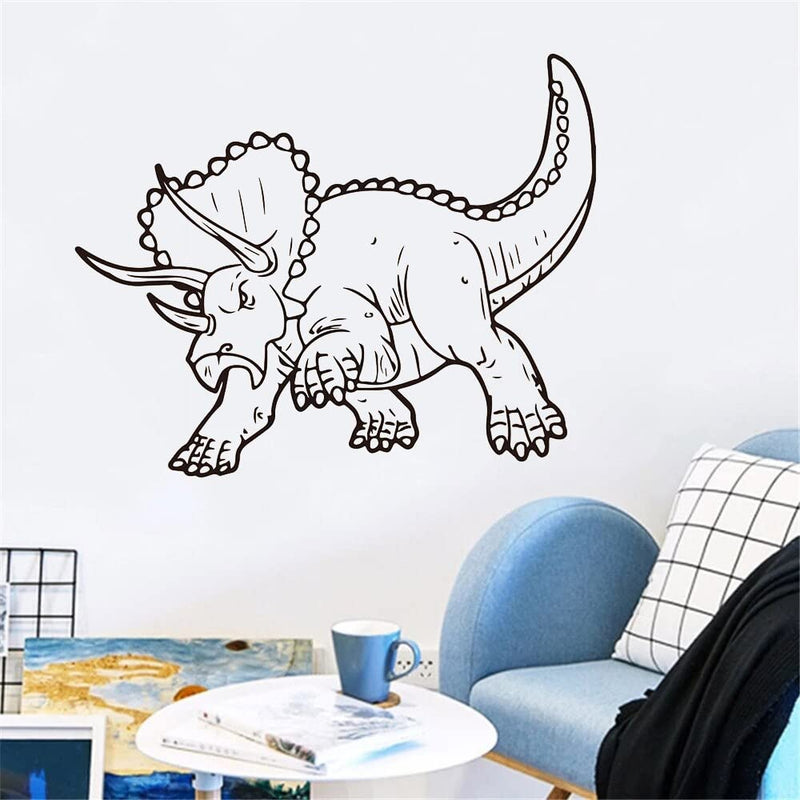 GADGETS WRAP Vinyl Decal Sticker Triceratops Prehistoric Dinosaur (Item Finish Size : 70cm x 57cm)