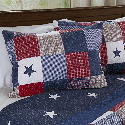 Bedford Home Caroline 3 Piece Quilt Set - King