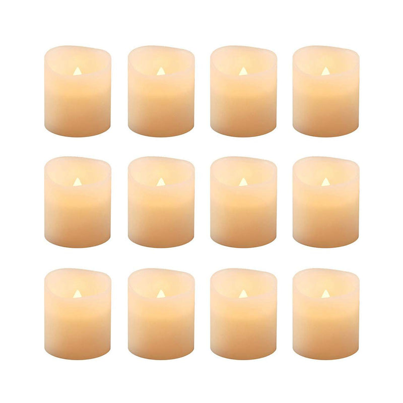 DeoDap Plastic Tea Light, Pack of 12