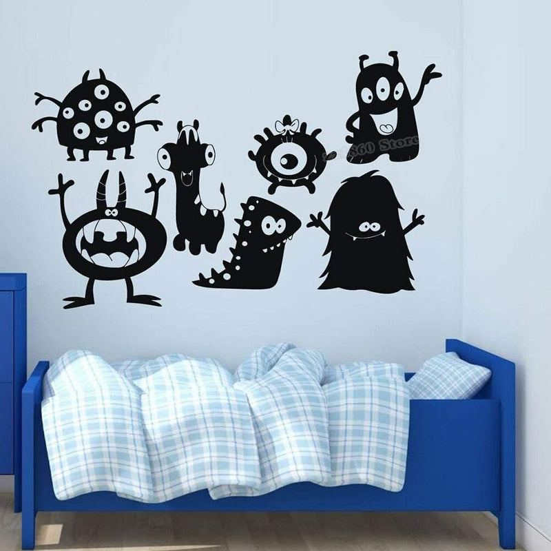 GADGETS WRAP Vinyl Cartoon Monster Wall Decal