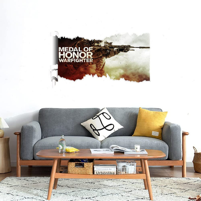 GADGETS WRAP Printed Wall Decal Sticker Scratched Paper Style Wall Decal (90cm x 50cm) - Medal of Honor Warfighter 2