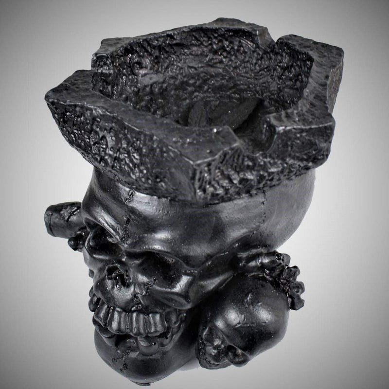 Inara Creation® Skull Cigarette Ashtray for Home, Office & Bar (Black)