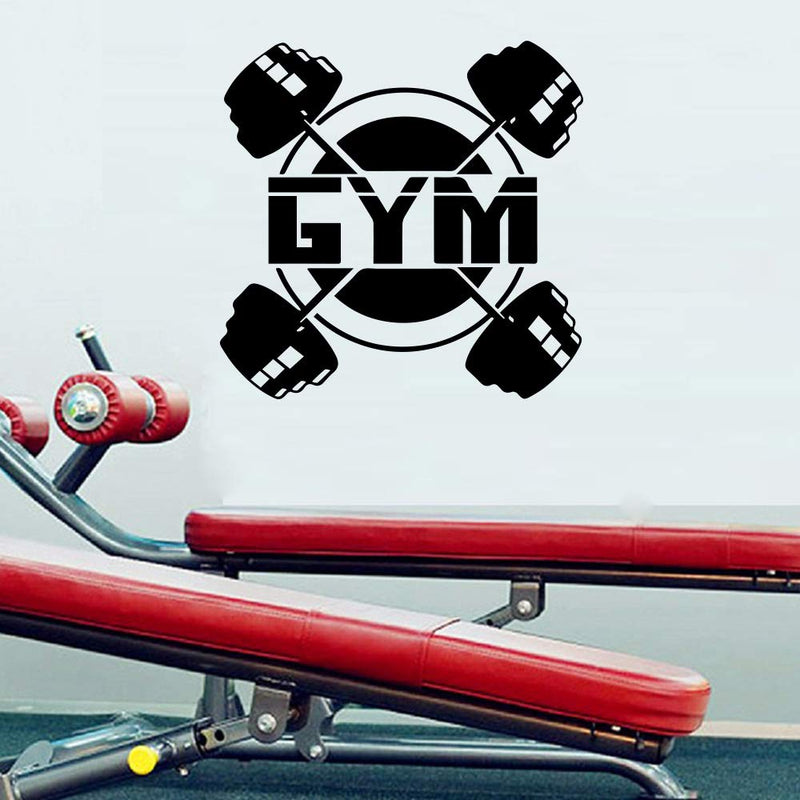 GADGETS WRAP Wall Decal Vinyl Sticker Fitness Gymnasium for Office Home Wall Decoration