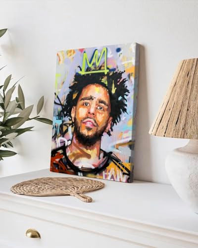 GADGETS WRAP Canvas Gallery Wrap Framed for Home Office Studio Living Room Decoration (9x11inch) - J Cole