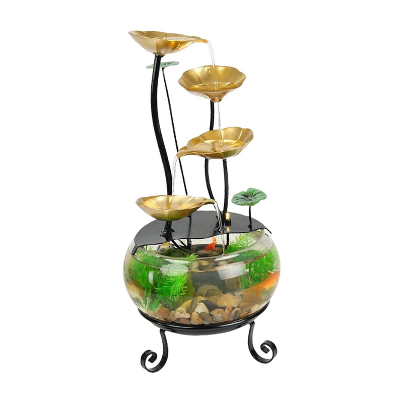 CALANDIS® Water Fountain Statue Ornament Sculpture Decorative Crafts Indoor Office | 1 Tabletop Water Fountain