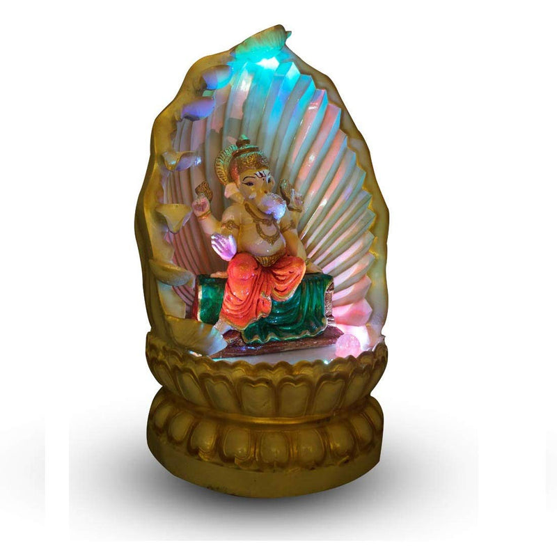 WaahKart Single Cascade Diya Lord Ganesha Fountain