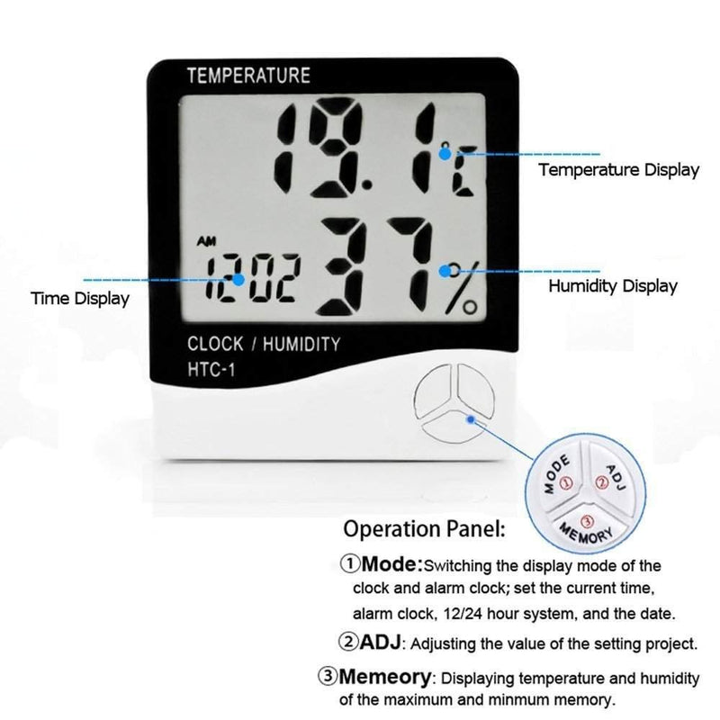 SVE Super Alarm Clock (Multi_1.9 Inch X 3.1 Inch X 3.1 Inch)