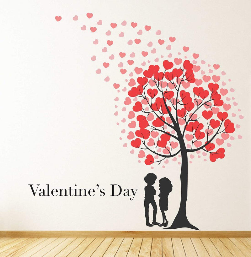 Tuffuk Valentine Large Vinyl Wallstickers for Home Decorations(80 cm x 80 cm)5TZ045