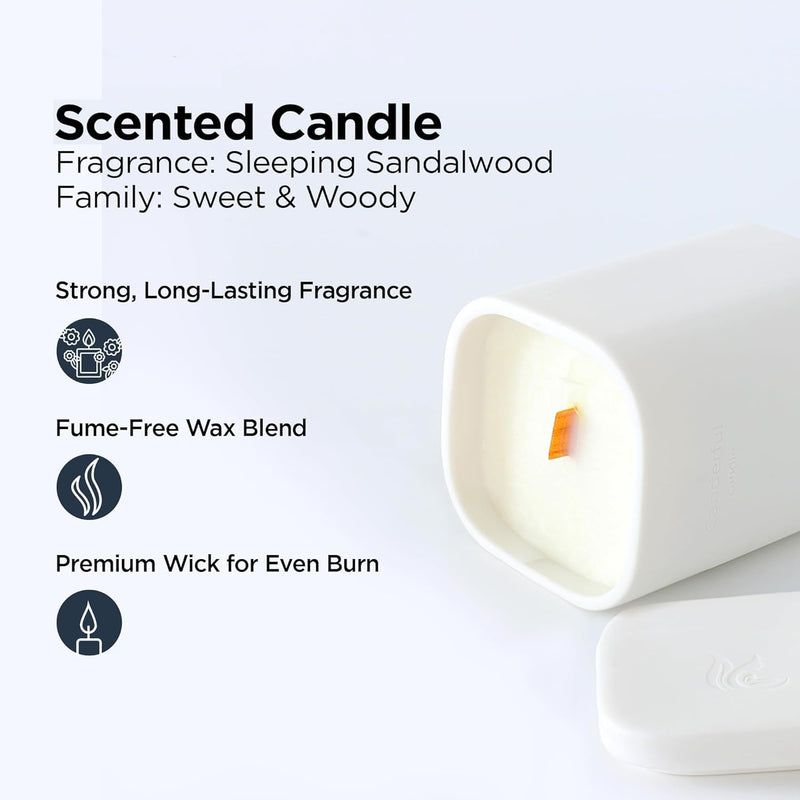 Urbane Home Scented Candles | Fragrance Candles | Candles for Wedding | Candles for Bedroom | Birthday Candles | Valentines Day Gifts Candles | DY-230703C | White