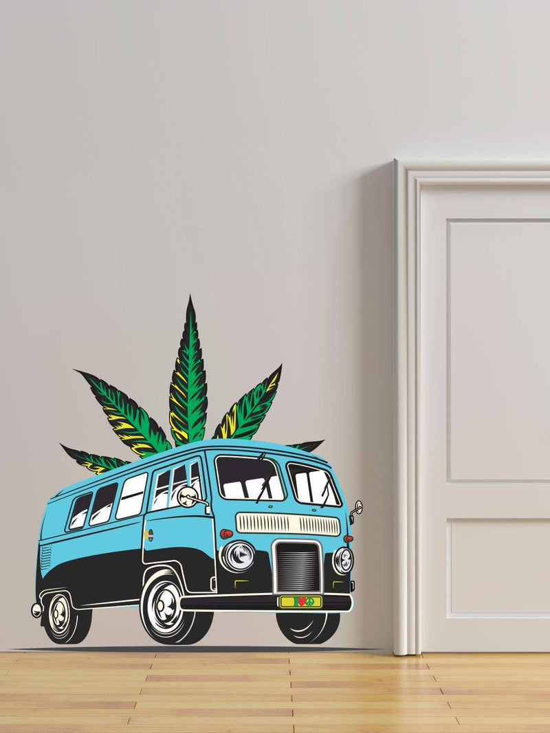 Wallstick "PEACE VAN Wall Sticker (Vinyl, 69 cm x 66 cm) (57-4202)