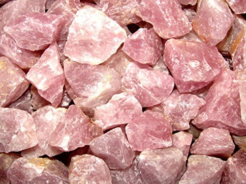 Zentron Crystal Collection Rough Rose Quartz Large 1" Pieces (11 Pound)