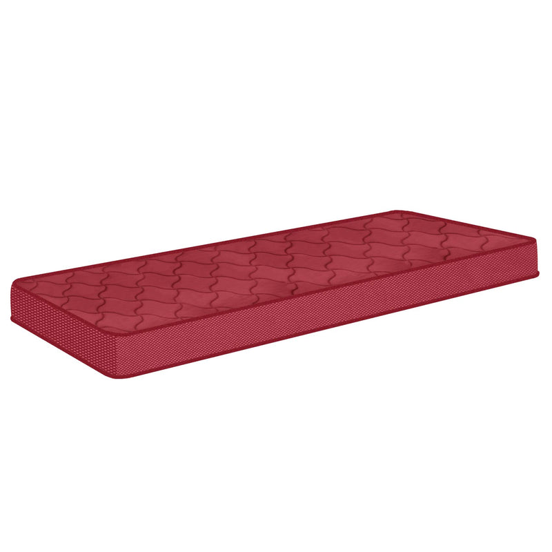 Coirfit 4 Inch Double Size Foam Mattress (Maroon, 78x48x4)