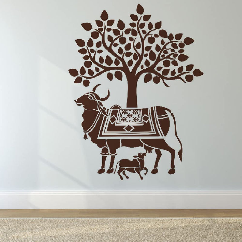 Wallzone Gomatha Large Vinyl Wallsticker for Kids/livingroom/Home Decoration (110 cm x 80 cm)